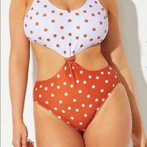 Swimsuits For All Gabifresh Polkadot Bathing Suit